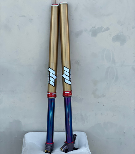 JBI Suspension custom build WP Cone Valve Fork with JBI Suspension coatings and mods