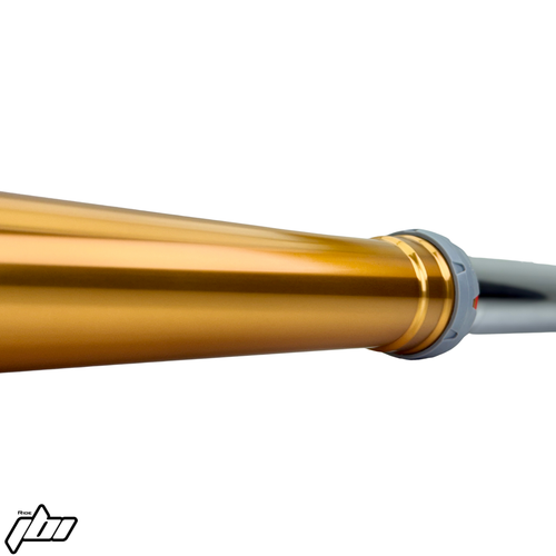 JBI WP Fork Outer Tube 48mm in Golden Bronze Finish with Moon Grey Fork Protection Ring
