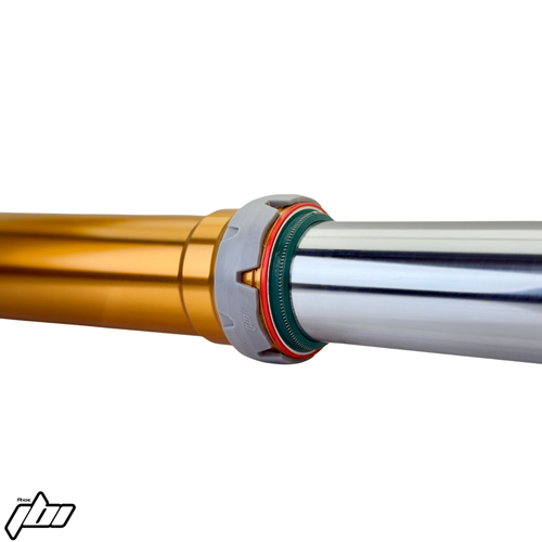 JBI WP Fork Outer Tube 48mm in Golden Bronze Finish with Moon Grey Fork Protection Ring