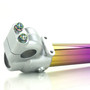 JBI Titanium rainbow bolts KYB KX125 Fork Axle Lug Pinch