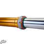 JBI WP Fork Outer Tube 48mm in Golden Bronze Finish with Moon Grey Fork Protection Ring