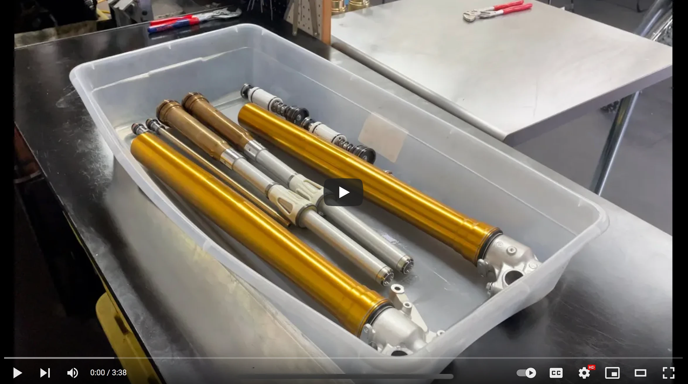 Brand new 2022 Suzuki RMZ250 KYB SSS 48mm Forks | JBI Suspension