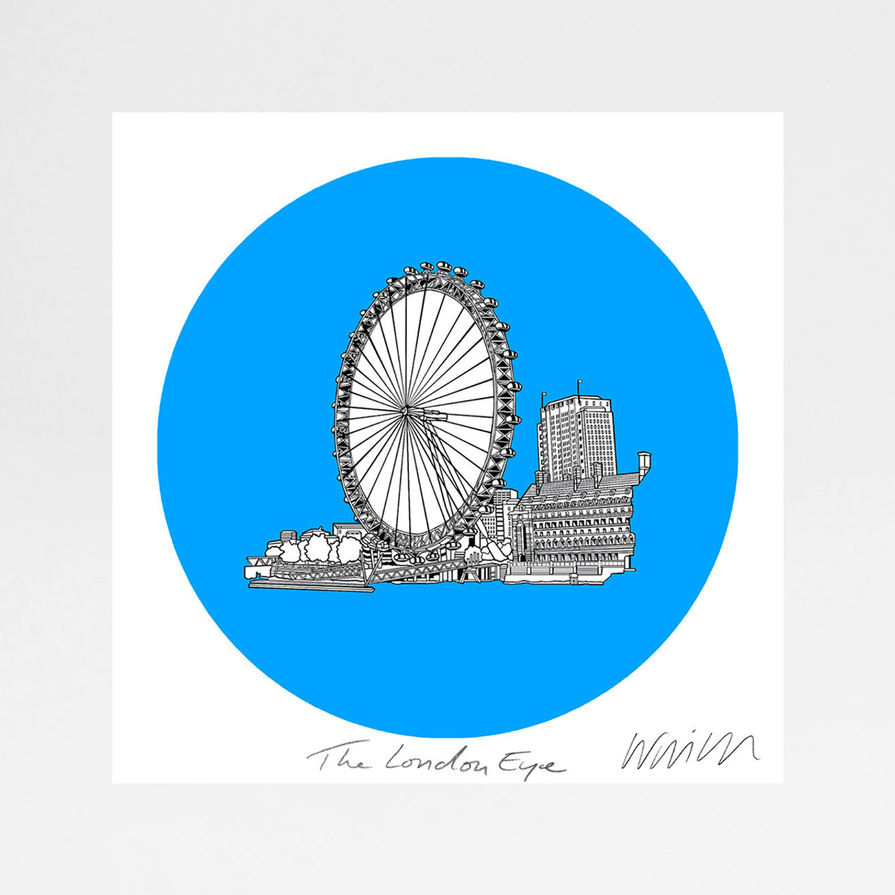 Single continuous line drawing London Eye ferris wheel landmark Famous  place in London England World travel wall decor home art poster concept  Vector illustration 22633672 PNG