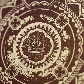 The Golden Beetle screen print detail 03 by Fiftyseven Design at Of Cabbages and Kings