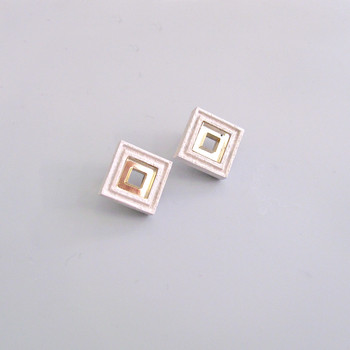 Diamond Studs white by Wolf and Moon at Of Cabbages and Kings