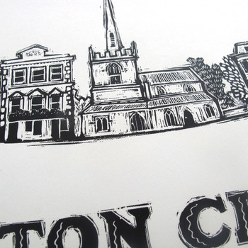 Stoke Newington Church Street screen print detail 03 at Of Cabbages and Kings