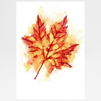 Autumn Leaf screen print by Gavin Dobson at Of Cabbages and Kings