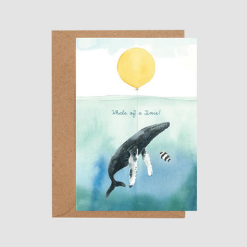 Whale of a Time Card by Mister Peebles at Of Cabbages and Kings