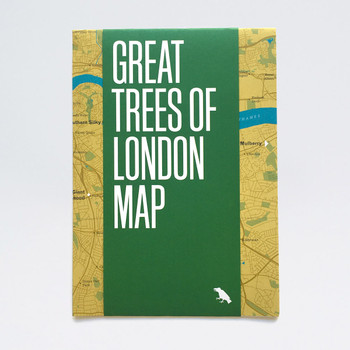 Great Trees of London Map by Blue Crow Media at Of Cabbages and Kings. 