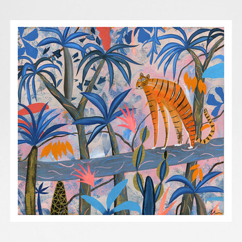 Jungle Love art print by Adam Bartlett at Of Cabbages and Kings