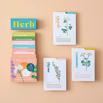 Herb Care Cards open 03 by Another Studio at Of Cabbages & Kings