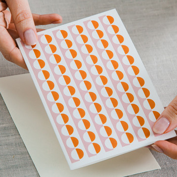 Pack of 6 Limited Edition Patterned Cards in Sophie Print (single) by Ola Studio Stationery at Of Cabbages and Kings