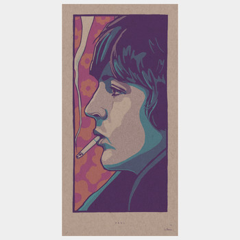 Paul McCartney - Beatles Portraits - Art Print - Liam Devereux -Of Cabbages and Kings