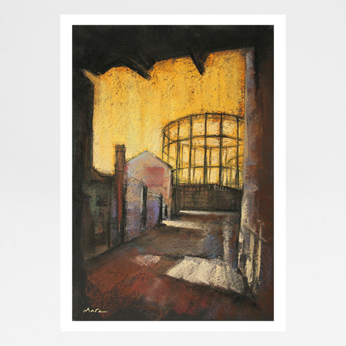 The Gasworks, Bethnal Green art print by Marc Gooderham at Of Cabbages and Kings.