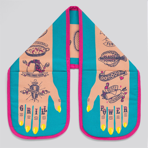 Grill Power Double Oven Glove by Stuart Gardiner at Of Cabbages and Kings