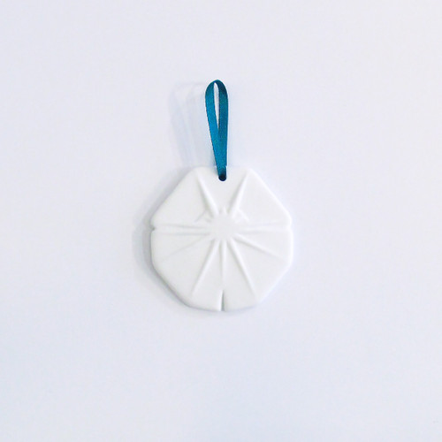 Small Bone China Snowflake Christmas Decoration - Round by Reiko Kaneko at of cabbages and kings