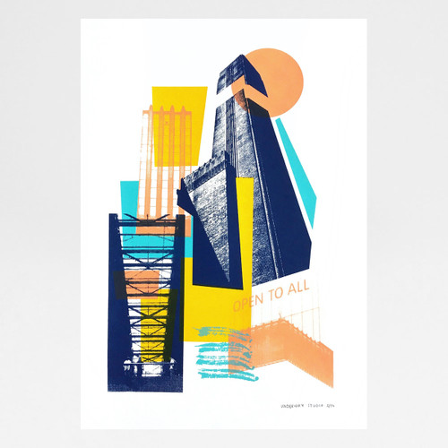Tate Modern Boiler House print by Underway Studio at Of Cabbages and Kings