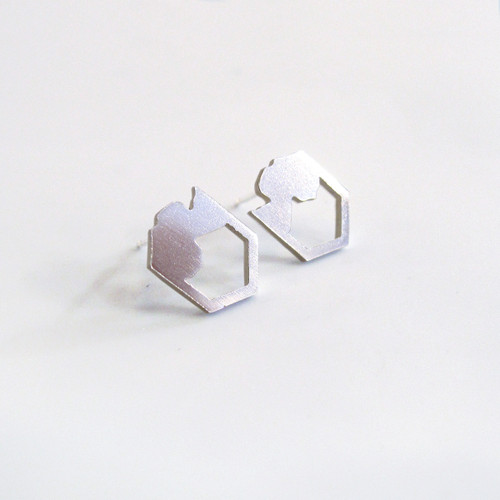 Pyren Silver Earrings by Promises Promises at Of Cabbages and Kings