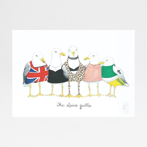 Spice Gulls print by Mister Peebles at Of Cabbages and Kings. 
