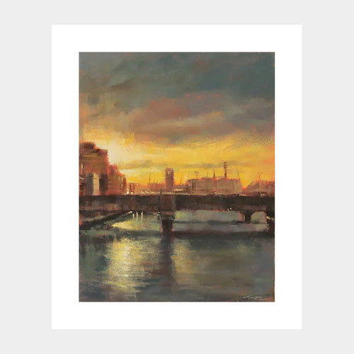 Cannon Street Railway Bridge Art Print by Marc Gooderham at Of Cabbages and Kings
