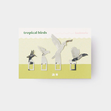 Tropical Bird Bookmark Clips from Another Studio at Of Cabbages and Kings