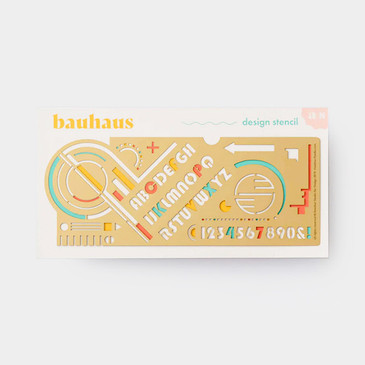 Bauhaus Design Stencil by Another Studio at Of Cabbages and Kings
