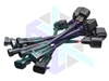 Set of Plug and Play Pigtail Converter USCAR EV6 Female to Delphi Male Included