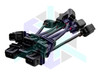 Set of Pigtail Connectors EV6 Female to EV1 Male Included