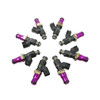 Set of 8 Racing Performance Fuel Injectors 380 cc/min at 43 PSI