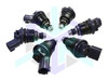 Set of 6 Racing Performance Fuel Injectors 380 cc/min at 43 PSI