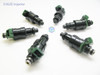 Set of 6 Racing Performance Fuel Injectors 650 cc/min at 43 PSI