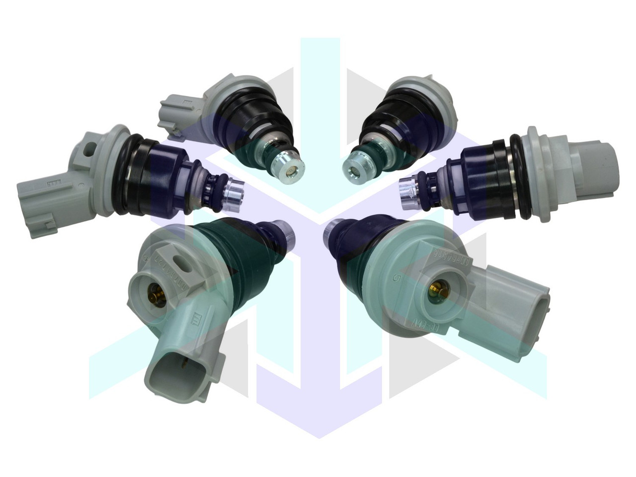 うーちー Set of 6 Racing Performance Fuel Injectors 550 cc/min at 43 PSI