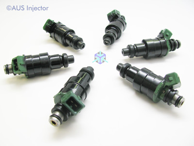 Set of 6 Racing Performance Fuel Injectors 1000 cc/min at 43 PSI