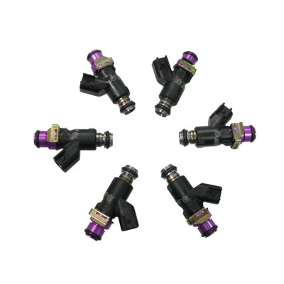 Set of 6 Racing Performance Fuel Injectors 350 cc/min at 43 PSI