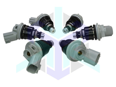 10188 Set of 6 Racing Performance Injectors 550 cc/min @ 3 bar