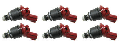 Set of 6 Racing Performance Fuel Injectors 850 cc/min at 43 PSI