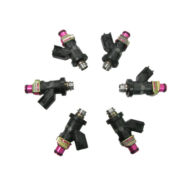 Set of 6 Racing Performance Fuel Injectors 1300 cc/min at 43 PSI