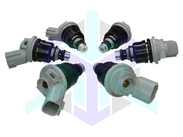 10188 Set of 6 Racing Performance Injectors 550 cc/min @ 3 bar