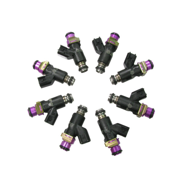 Set of 8 Racing Performance Fuel Injectors 650 cc/min at 43 PSI