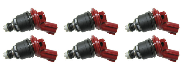 Set of 6 Racing Performance Fuel Injectors 650 cc/min at 43 PSI