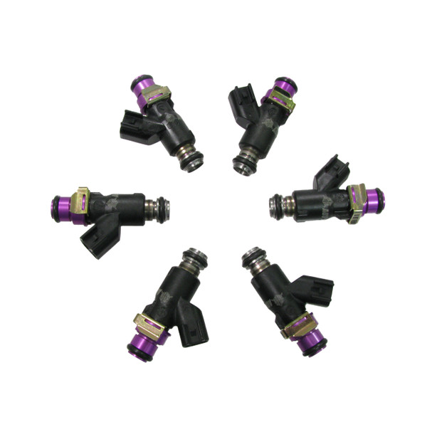 Set of 6 Racing Performance Fuel Injectors 750 cc/min at 43 PSI