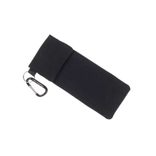 Black. This fabric is jet black. The ribbon and carabiner are black. 