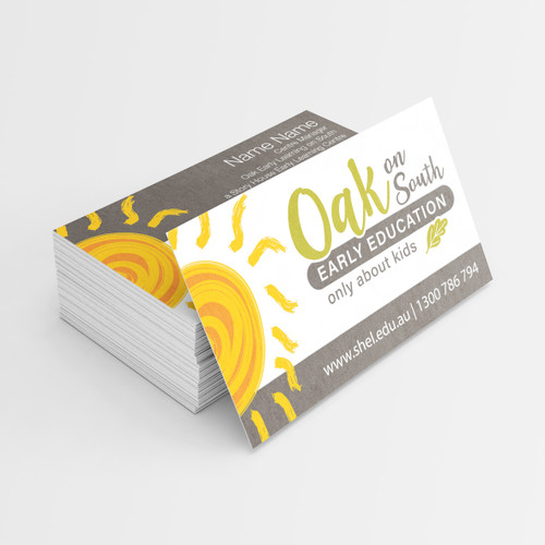 Oak Style Business Cards (500 cards - MADE TO ORDER)