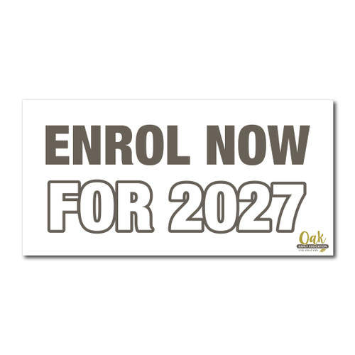 OAK - Enrol now for 2027 2mtr x 1mtr (MADE TO ORDER)