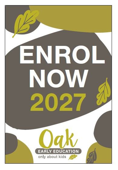 OAK - Enrol 2027 Corflute