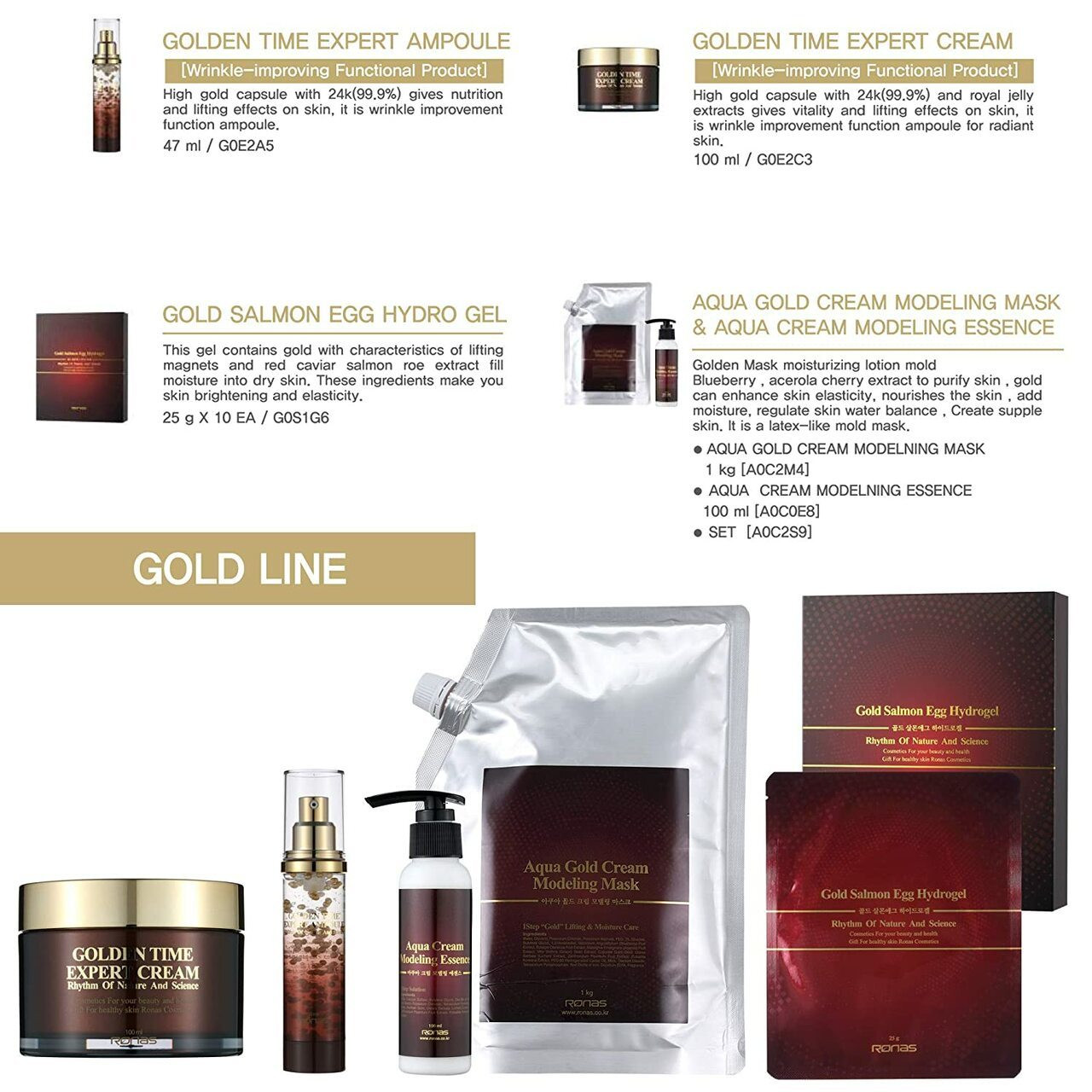 RONAS GOLDEN TIME EXPERT AMPOULE 2本セット ronas-golden-time-expert-