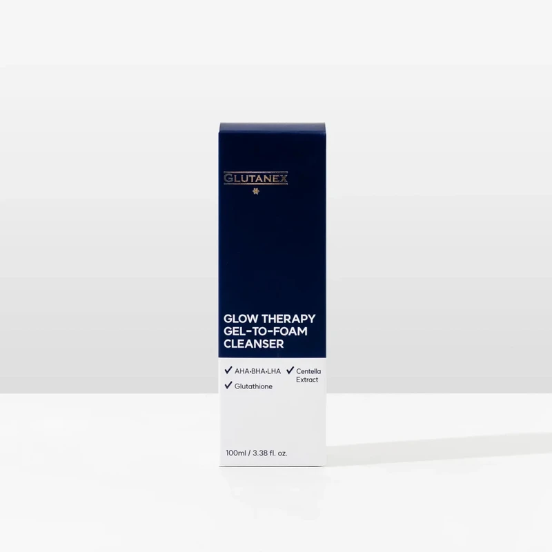 glutathione gel Glutanex Glow Therapy Gel-to-Foam Cleanser