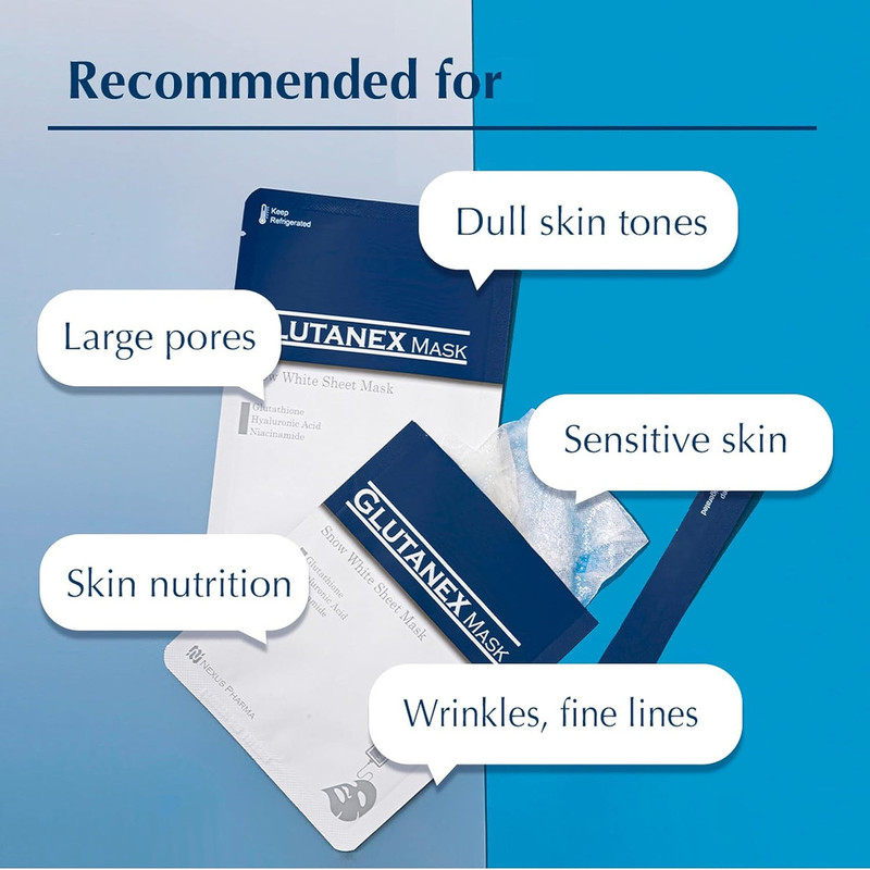 snow white glutathione price Glutanex Snow White Sheet Mask