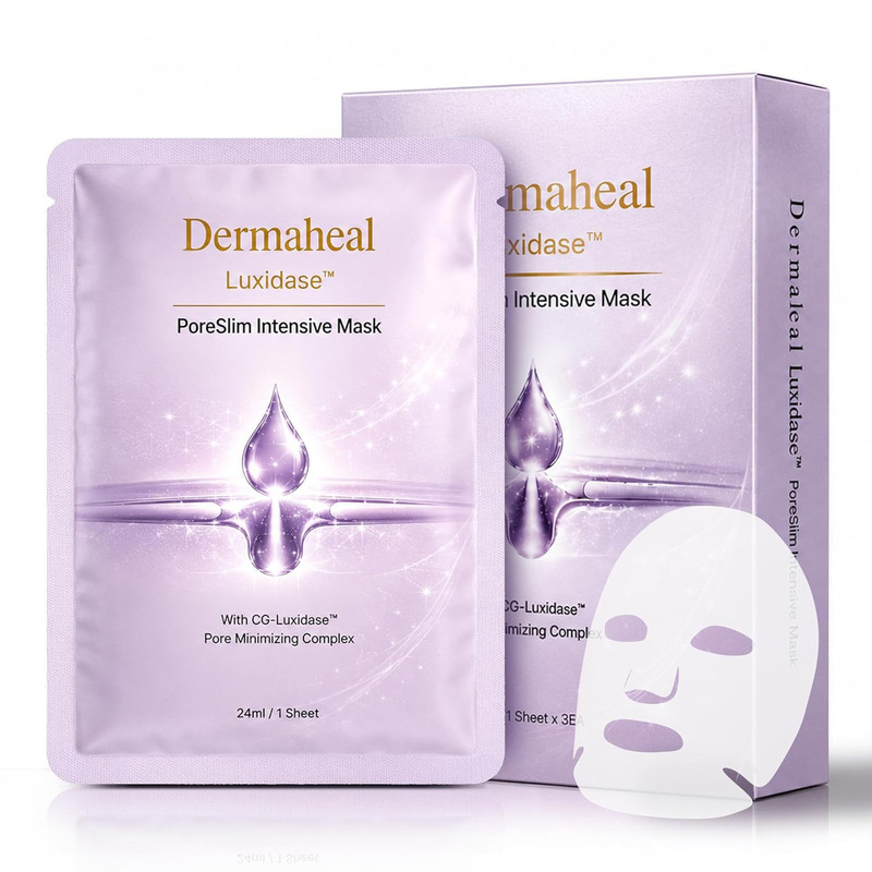 Dermaheal Luxidase PoreSlim Intensive Sheet Mask - 3 Pack