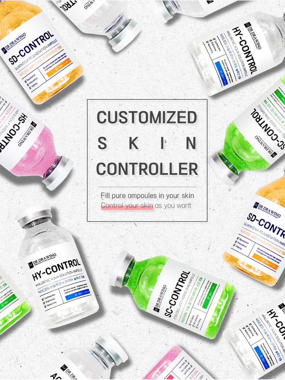Dr. Drawing SD Control Salmon DNA Rejuvenation Ampoule 1.18 fl.oz